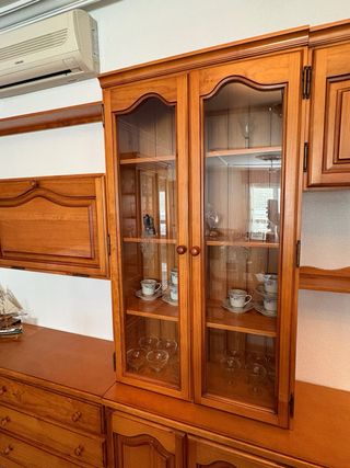 Conjunto Mueble Comedor Madera Maciza