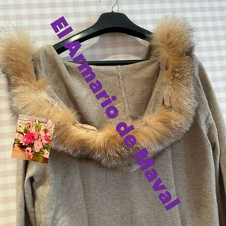 Jersey Casilda Jimena Talla Única Beige