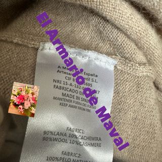 Jersey Casilda Jimena Talla Única Beige