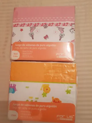 Lote Ropa Cama/Cuna de Zara Home y El Corte Ingles