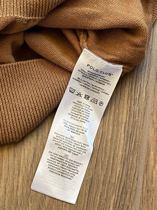 Jersey Polo Club cuello alto marrón