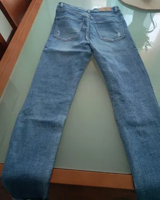 Pantalón vaquero mujer tiro alto