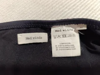 Bikini Med Winds Negro Talla M