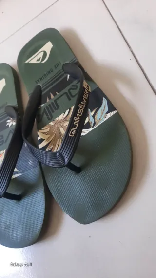 Ciabatte Quiksilver Verde Multicolore