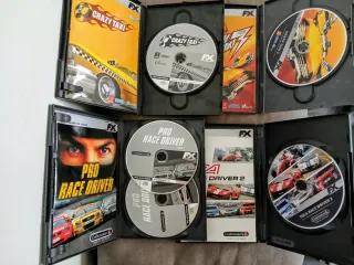 4 Juegos Pc: Crazy Taxi 1 y 3, Race Driver 1 y 2