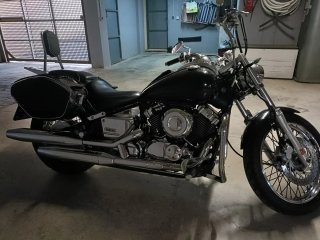 Yamaha Drag Star 650 Negra,