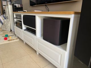 Mueble TV IKEA Bestä Blanco y Madera