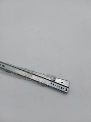 Amig - Juego de 2 Guías Correderas Metálicas Mod.26 de Acero Galvanizado para Cajones de Muebles, Cajoneras o Armarios | Extracc