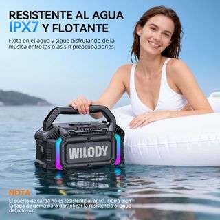 SIN ABRIR 3 en 1 Altavoz Bluetooth Con Carga 100W