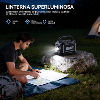 SIN ABRIR 3 en 1 Altavoz Bluetooth Con Carga 100W