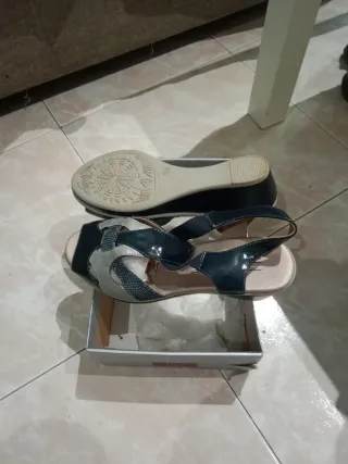 No se hacen envíos Sandalias Talla 39 Negro y Plat