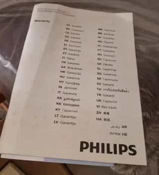 Televisión Philips Negra