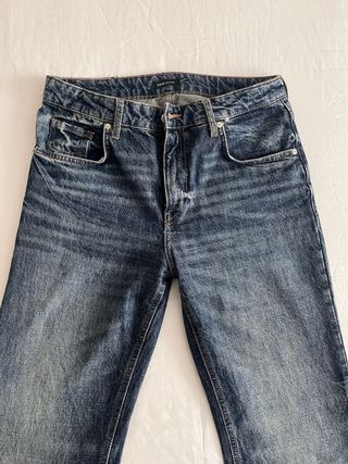 Pantalón vaquero Mango flare tiro medio T40