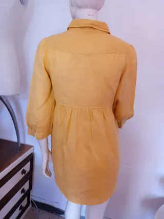 Camicia Max & Co Lino Gialla Tg. 42