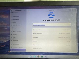 Portátil HP Azul 16 gb de Ram 256 ssd m2