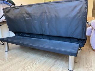 Sofá Cama Gris Tela