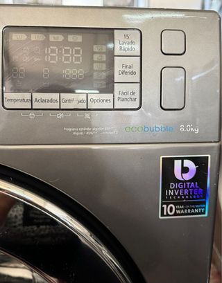 LAVADORA DE CARGA FRONTAL MARCA SAMSUNG DE 8 KILOS