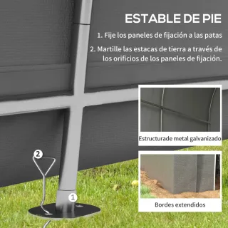 Carpa Jardín Bicicletas Acero