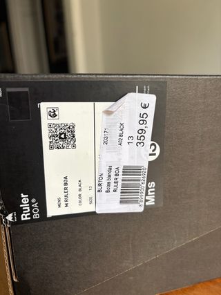 Botas Burton Ruler 2026 Doble Boa