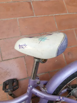 Bicicleta Morada Niña 6-8 Años