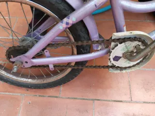 Bicicleta Morada Niña 6-8 Años