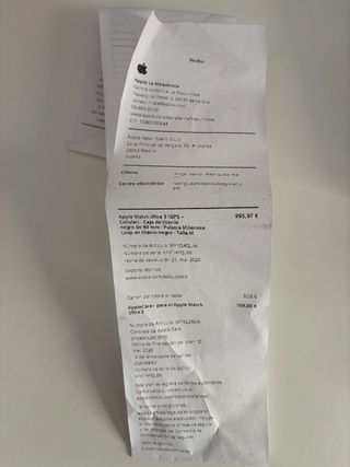 Apple Watch Ultra Caja Titanio Correa Milanesa