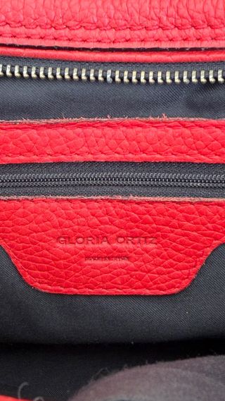 Bolso Piel Gloria Ortiz Rojo
