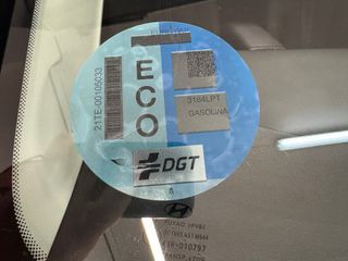 Hyundai Tucson 2021 hibrido etiqueta eco