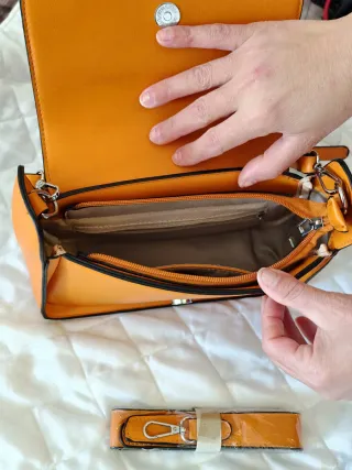 Borsa arancione da donna