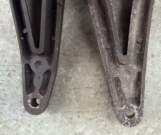 Pareja esteiberas  Cagiva Ala Azzurra.