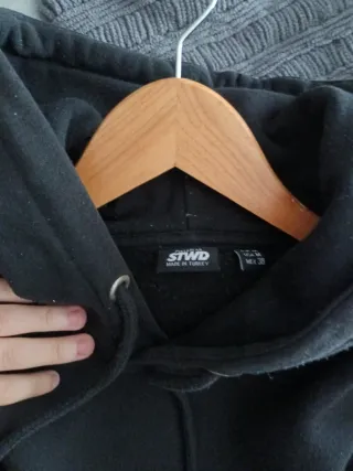 Sudadera Negra Pull&Bear