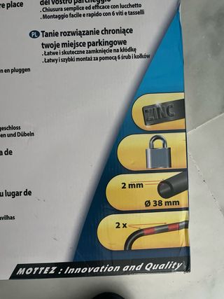 Protector de parking Mottez(sin abrir en su caja)