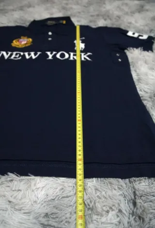 Polo Ralph Lauren New York Azul Big Pony Blanco L
