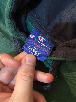 Sudadera Champion Verde Vintage