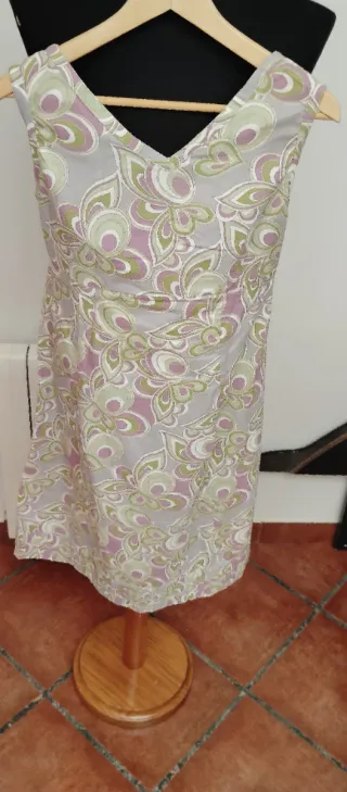 Vestido estampado talla 42
