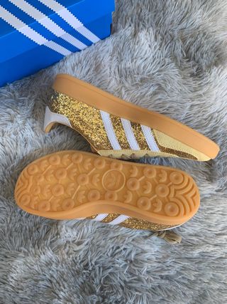 Adidas Gazelle Doradas Mujer Talla 39 1/3