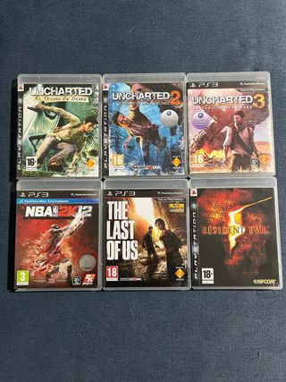 Consola PS3 Slim 160GB + 6 Juegos y 5 Mandos