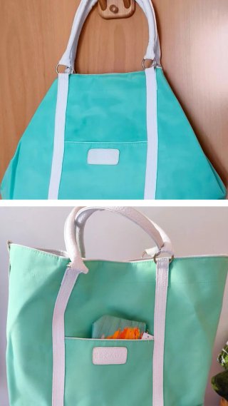 Bolso de verano Escada verde y un neceser nuevo.