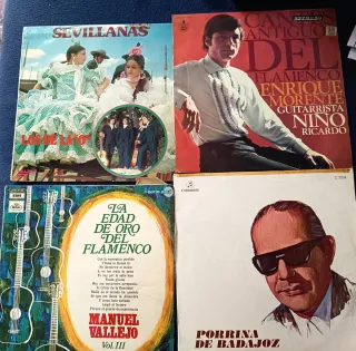 Vinilos Flamenco: Juan Cantero, Manolo Sanlúcar y+
