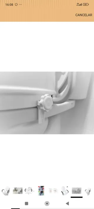 Elevador WC con Apoyabrazos Nuevo en caja