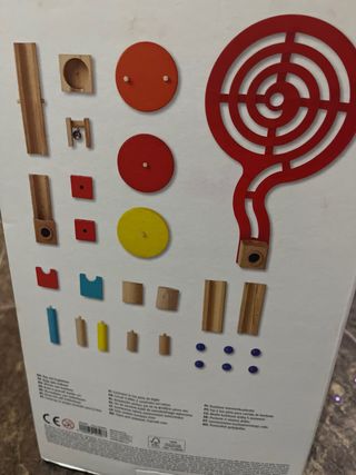 Juego Construcción Canicas Madera