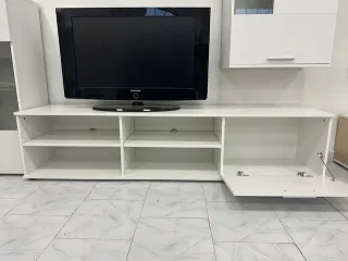 Conjunto de Mueble de Salón Blanco