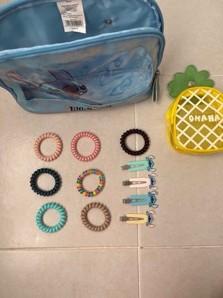 Neceser Transparente Disney Stitch Piña