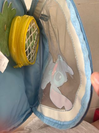 Neceser Transparente Disney Stitch Piña