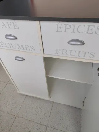 Mueble 2 cajones y 2 huecos en perfecto estado