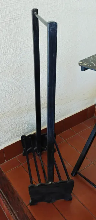 Juego 3 bandejas plegables con estante