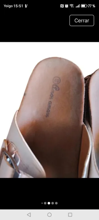 Sandalias Amor Amor Piel Talla 40