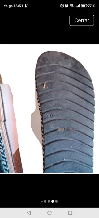 Sandalias Amor Amor Piel Talla 40