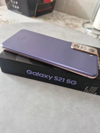 Samsung Galaxy S21 oro rosa como nuevo