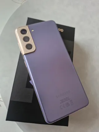 Samsung Galaxy S21 oro rosa como nuevo